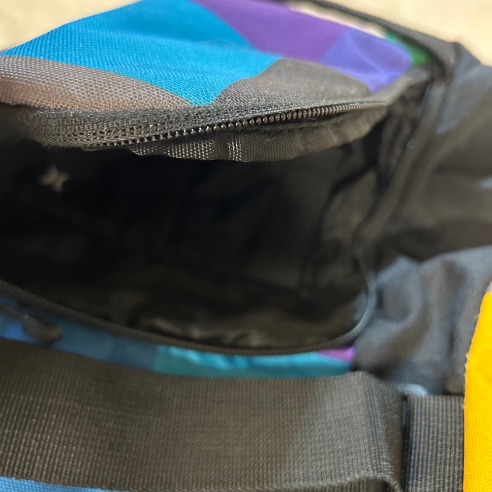 Hurley Colorful Patchwork Backpack - image 8
